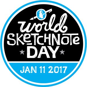 second - World Sketchnote Day bullet journal