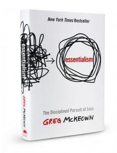 Essentialism personal goal setting